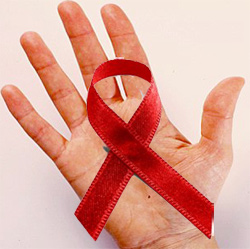 Aids Ribbon in Hand