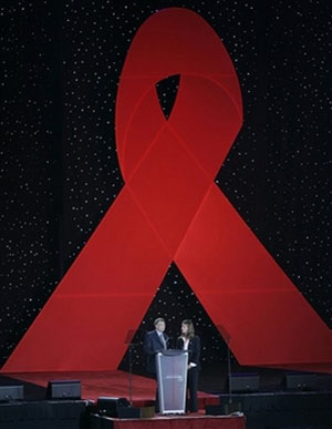 Bill and Melinda Gates at the AIDS Conference 