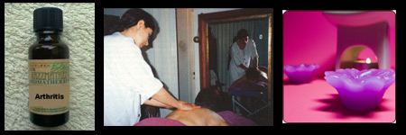 Patient receiving Aromatherapy Compression for Arthritis