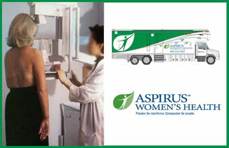 Aspirus logo, Breast Cancer screening