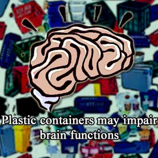 Brain,plastic containers