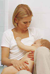 Mother Breast-feeding Baby