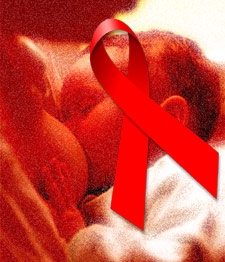 Mother,infant, AIDS ribbon