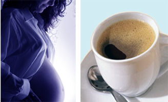 Coffe and Pregnant woman