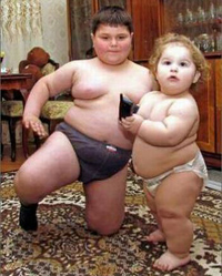 Two fat children
