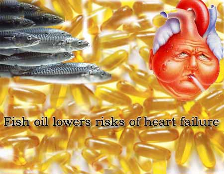 Fish oil, Heart failure