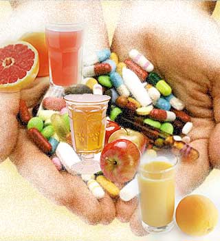 Fruit juice,Drugs