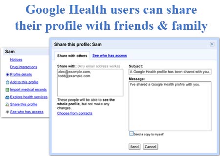 Prototype of Google Health