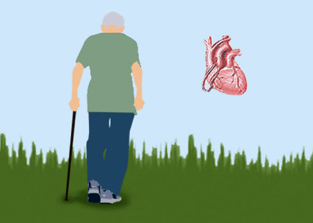Heart, Old Man Walking