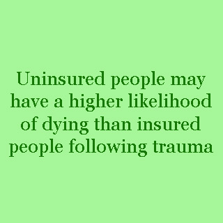 Uninsured People