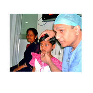 Anandhi and Dr. Agarwal for IOL Treatment