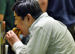 Japanese Man Eating
