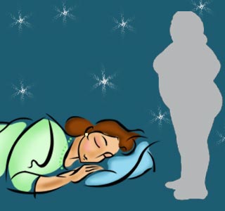 Lady Sleeping, Fat Silhouette