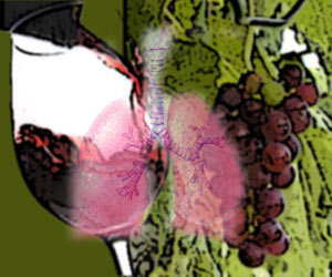 Lung,Red Wine