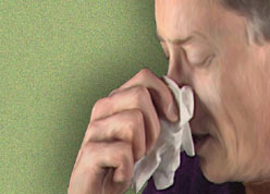 Man with a Common Cold