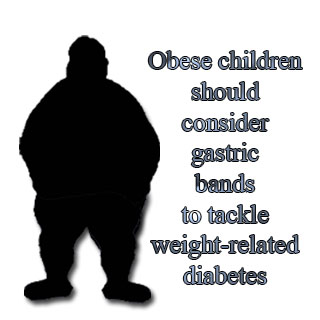 Obese Child’s Silhouette
