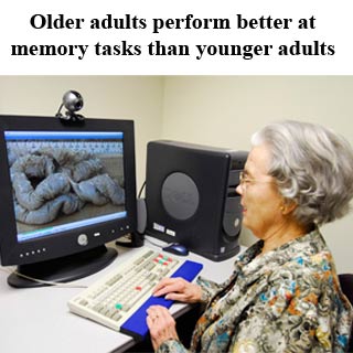 Older Adult Performing Task