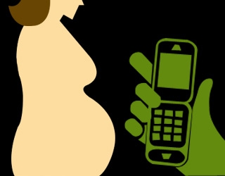 Pregnant,cellphone