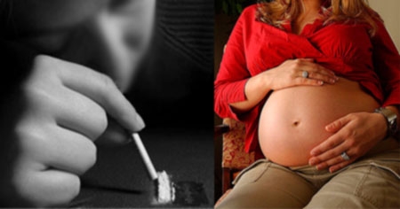 Sniffing Cocaine, Pregnant Belly