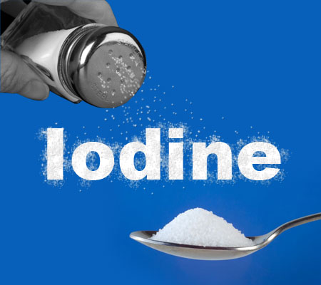 Iodine, Salt Sprinkler
