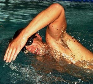 Man Swimming
