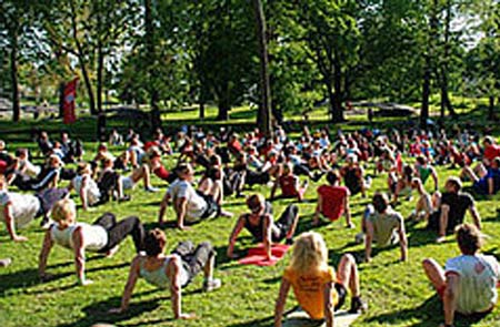 People Exercising